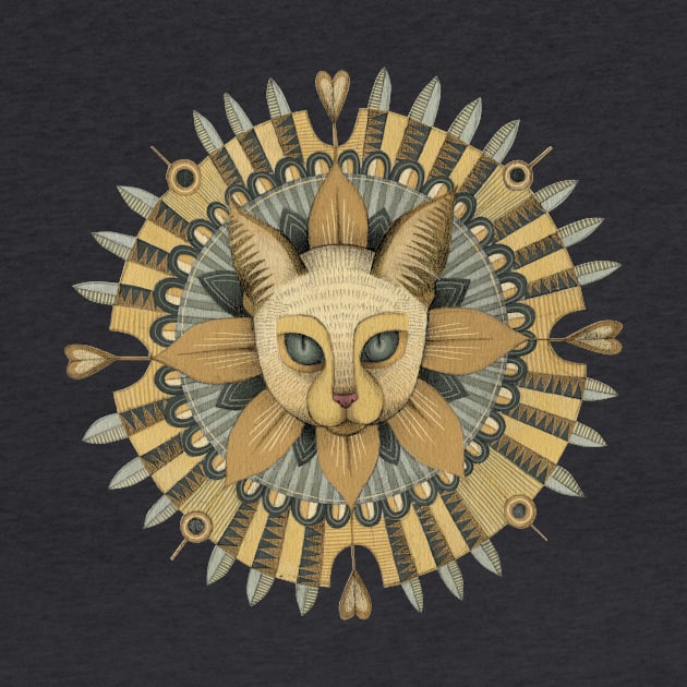 cat mandala by KindSpirits